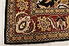 Pishavar Black Hand Knotted 82 X 100 Area Rug 250-21676 Thumb 17