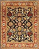 Pishavar Black Hand Knotted 82 X 100 Area Rug 250-21676 Thumb 0
