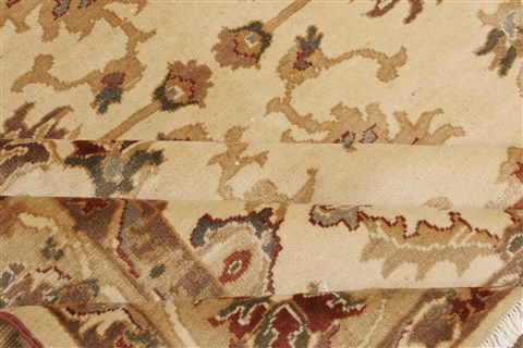 Chobi Beige Hand Knotted 710 X 93 Area Rug 250-21711 Image 11