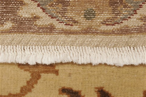 Chobi Beige Hand Knotted 710 X 93 Area Rug 250-21711 Image 14