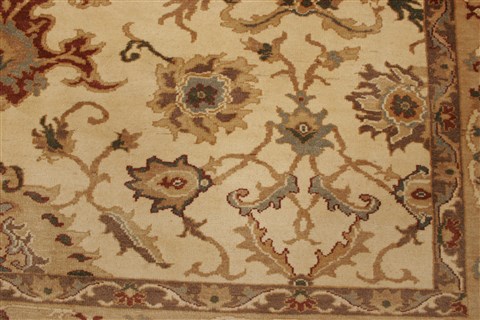 Chobi Beige Hand Knotted 710 X 93 Area Rug 250-21711 Image 17