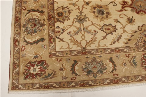 Chobi Beige Hand Knotted 710 X 93 Area Rug 250-21711 Image 18