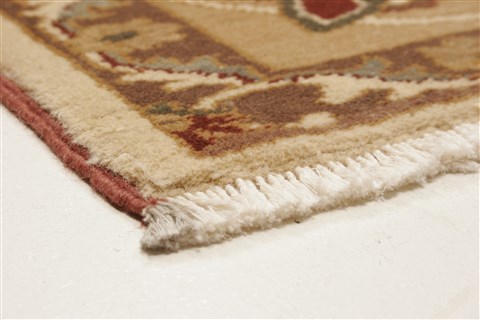 Chobi Beige Hand Knotted 710 X 93 Area Rug 250-21711 Image 19