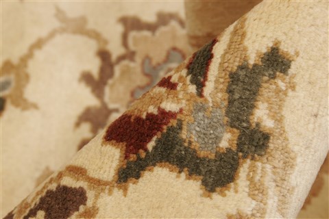 Chobi Beige Hand Knotted 710 X 93 Area Rug 250-21711 Image 2
