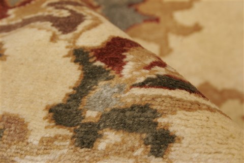 Chobi Beige Hand Knotted 710 X 93 Area Rug 250-21711 Image 4