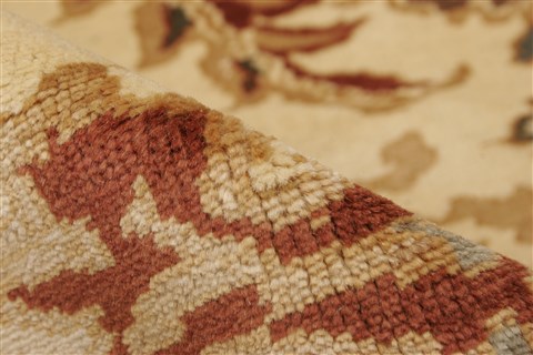 Chobi Beige Hand Knotted 710 X 93 Area Rug 250-21711 Image 5