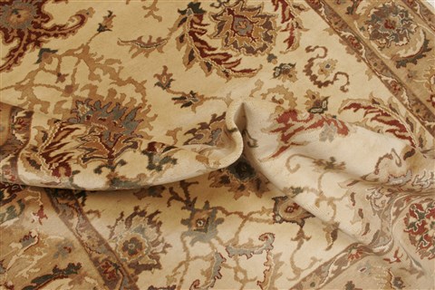 Chobi Beige Hand Knotted 710 X 93 Area Rug 250-21711 Image 6