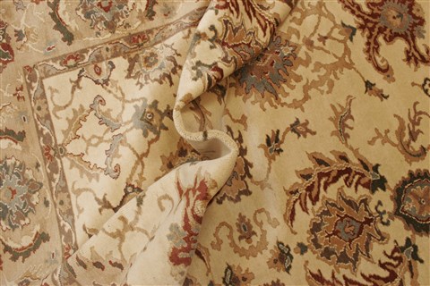 Chobi Beige Hand Knotted 710 X 93 Area Rug 250-21711 Image 7