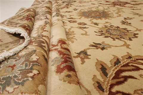 Chobi Beige Hand Knotted 710 X 93 Area Rug 250-21711 Image 8