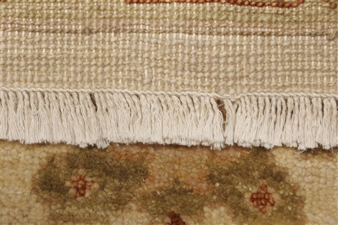 Oushak Beige Hand Knotted 80 X 100 Area Rug 250-21712 Image 13