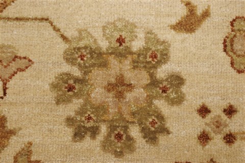 Oushak Beige Hand Knotted 80 X 100 Area Rug 250-21712 Image 1