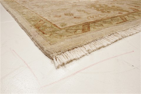Oushak Beige Hand Knotted 80 X 100 Area Rug 250-21712 Image 20