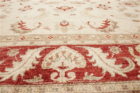 Pishavar Beige Hand Knotted 710 X 98 Area Rug 250-21717 Image 18