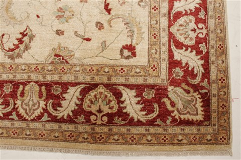 Pishavar Beige Hand Knotted 710 X 98 Area Rug 250-21717 Image 19