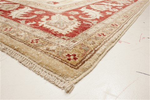 Pishavar Beige Hand Knotted 710 X 98 Area Rug 250-21717 Image 20