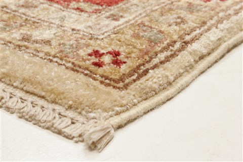 Pishavar Beige Hand Knotted 710 X 98 Area Rug 250-21717 Image 21