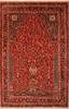 Qashqai Red Hand Knotted 69 X 102  Area Rug 100-21719 Thumb 0