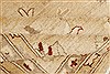 Pishavar Beige Hand Knotted 83 X 99 Area Rug 250-21720 Thumb 10