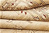 Pishavar Beige Hand Knotted 83 X 99 Area Rug 250-21720 Thumb 8