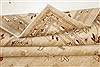 Pishavar Beige Hand Knotted 83 X 99 Area Rug 250-21720 Thumb 9