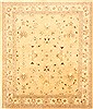 Pishavar Beige Hand Knotted 83 X 99 Area Rug 250-21720 Thumb 0