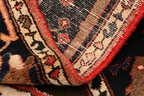 Bakhtiar Red Runner Hand Knotted 55 X 102 Area Rug 100-21722 Image 4