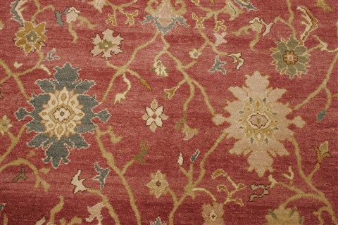 Chobi Red Hand Knotted 84 X 107 Area Rug 250-21724 Image 13