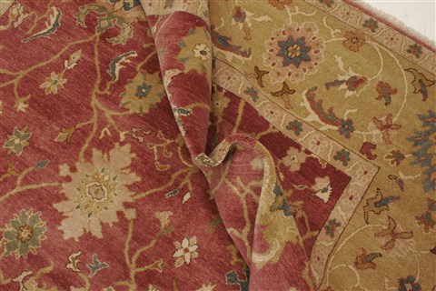 Chobi Red Hand Knotted 84 X 107 Area Rug 250-21724 Image 3