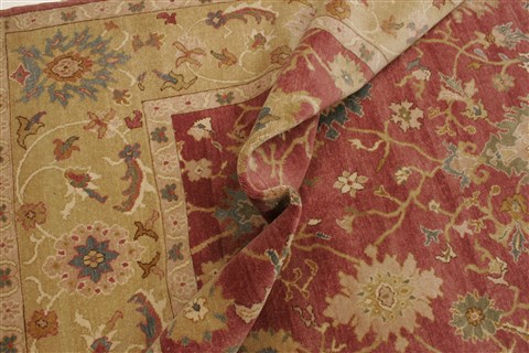 Chobi Red Hand Knotted 84 X 107 Area Rug 250-21724 Image 4