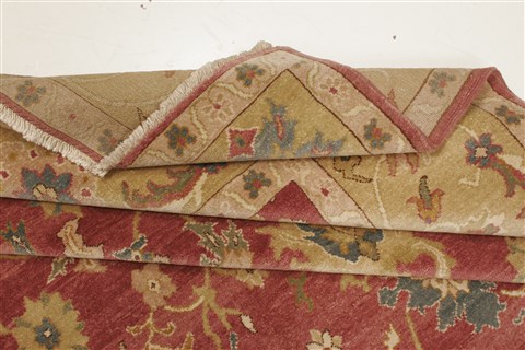 Chobi Red Hand Knotted 84 X 107 Area Rug 250-21724 Image 8