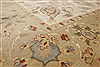 Chobi Beige Hand Knotted 82 X 101 Area Rug 250-21729 Thumb 16