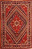 Qashqai Red Hand Knotted 66 X 910  Area Rug 100-21731 Thumb 0