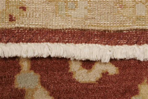 Pishavar Brown Hand Knotted 84 X 103 Area Rug 250-21732 Image 13