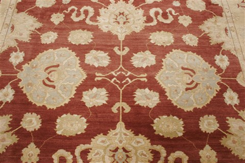 Pishavar Brown Hand Knotted 84 X 103 Area Rug 250-21732 Image 17