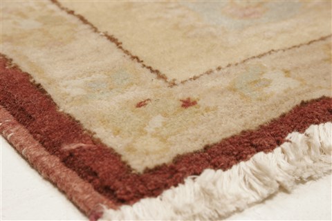 Pishavar Brown Hand Knotted 84 X 103 Area Rug 250-21732 Image 19