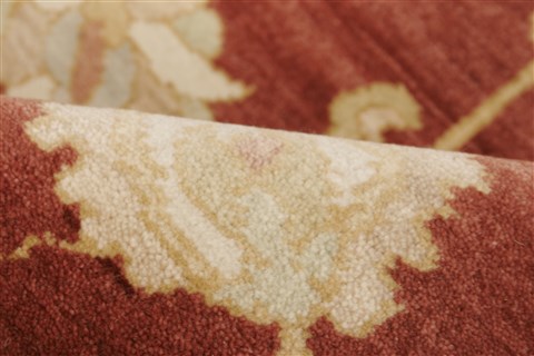 Pishavar Brown Hand Knotted 84 X 103 Area Rug 250-21732 Image 1