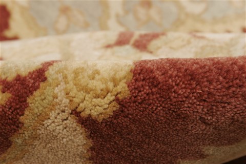 Pishavar Brown Hand Knotted 84 X 103 Area Rug 250-21732 Image 2