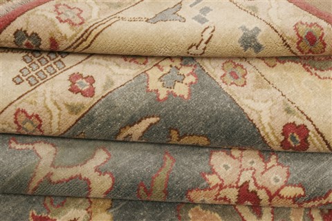 Chobi Blue Hand Knotted 80 X 107 Area Rug 250-21735 Image 10