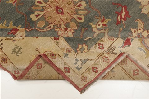Chobi Blue Hand Knotted 80 X 107 Area Rug 250-21735 Image 13