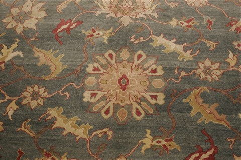 Chobi Blue Hand Knotted 80 X 107 Area Rug 250-21735 Image 16