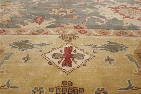 Chobi Blue Hand Knotted 80 X 107 Area Rug 250-21735 Image 17