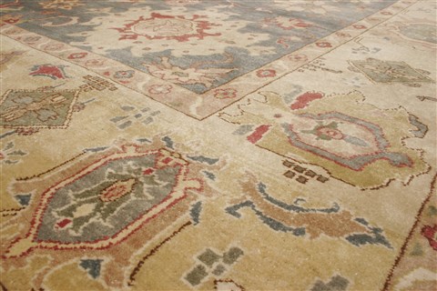 Chobi Blue Hand Knotted 80 X 107 Area Rug 250-21735 Image 18