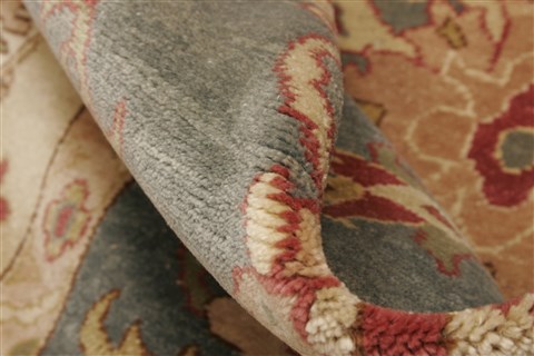 Chobi Blue Hand Knotted 80 X 107 Area Rug 250-21735 Image 3