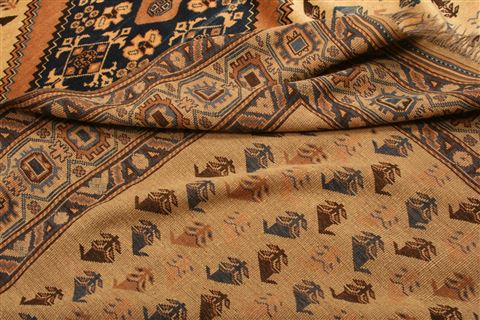 Yamouth Yellow Hand Knotted 71 X 97 Area Rug 100-21736 Image 4