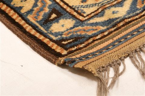 Yamouth Yellow Hand Knotted 71 X 97 Area Rug 100-21736 Image 6