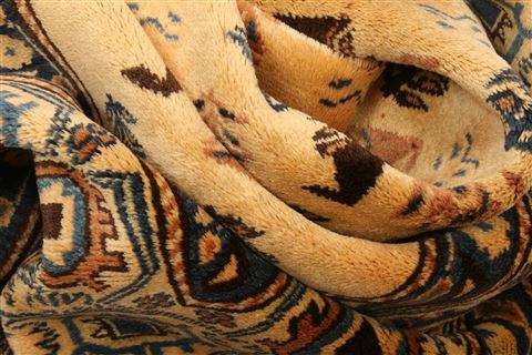 Yamouth Yellow Hand Knotted 71 X 97 Area Rug 100-21736 Image 11