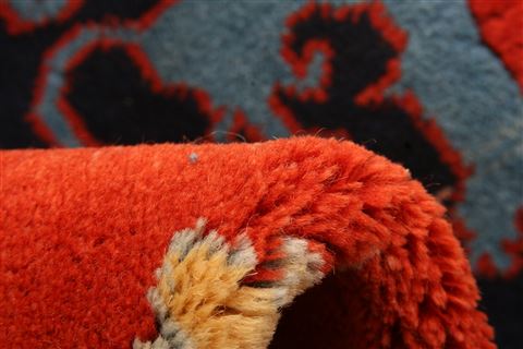 Kazak Red Hand Knotted 83 X 98 Area Rug 100-21740 Image 2