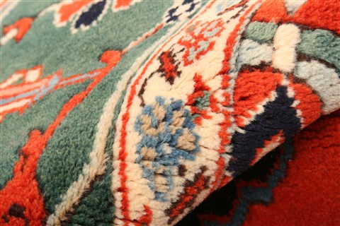 Kazak Red Hand Knotted 83 X 98 Area Rug 100-21740 Image 4