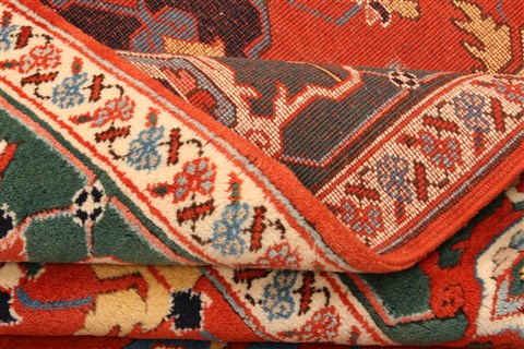 Kazak Red Hand Knotted 83 X 98 Area Rug 100-21740 Image 8