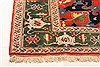 Kazak Red Hand Knotted 83 X 98  Area Rug 100-21740 Thumb 22